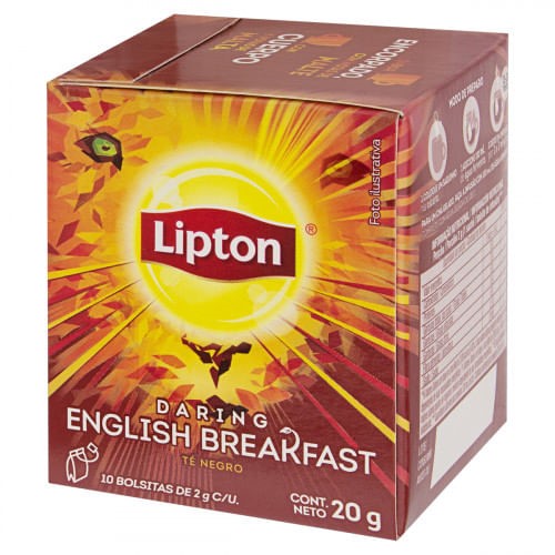 CHA LIPTON 10UN PRETO ENGLISH BREAKFAST