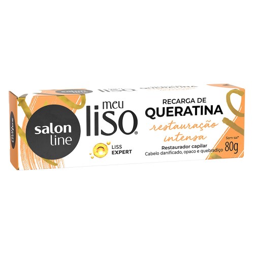 Recarga de Queratina Salon Line Meu Liso Restauração Intensa 80g