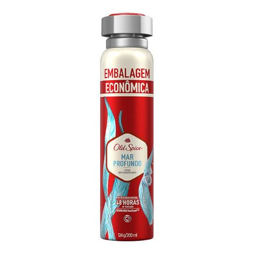 Desodorante Spray Antitranspirante Old Spice Mar Profundo 124g