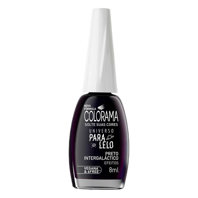 Esmalte Colorama Cremoso Universo Paralelo Preto Intergaláctico 8ml