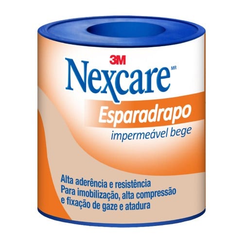 Esparadrapo Impermeável Nexcare Bege 50mmx3m 1 Unidade