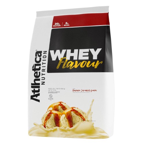 Whey Flavour Atletica Nurition Banana Caramelizada 850g