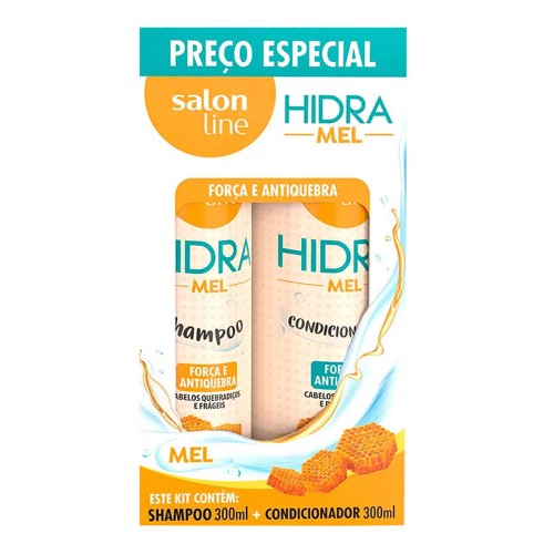 Shampoo + Condicionador Salon Line Hidra Mel 300ml cada Preço Especial