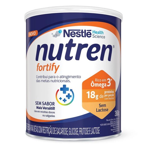 Suplemento Alimentar Nestlé Nutren Fortify Sem Sabor 360g