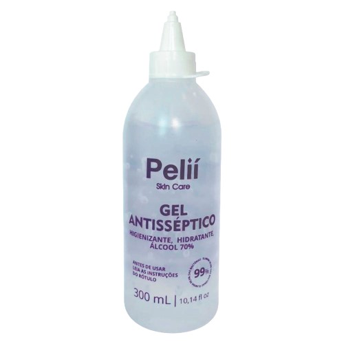 Álcool Em Gel Higienizante Pelli Antisséptico 70% 300ml