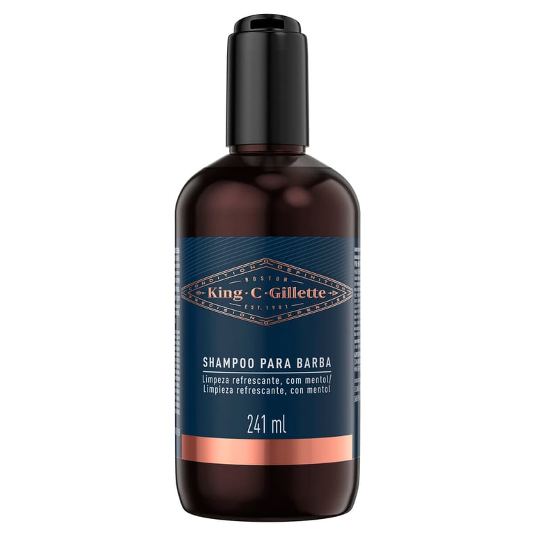 Shampoo Para Barba King C Gillette 241ml