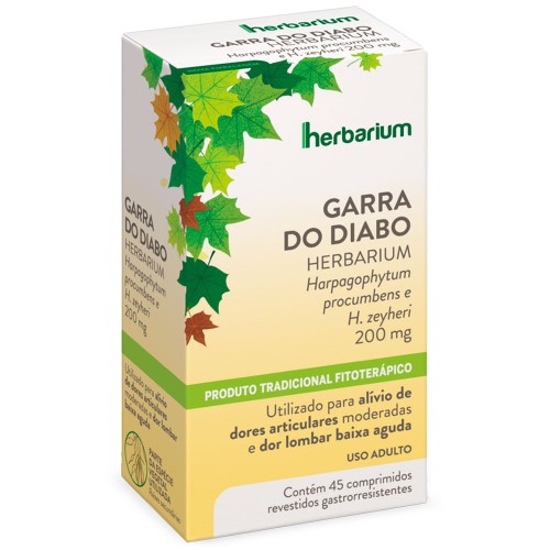 Garra do Diabo Herbarium com 45 Cápsulas