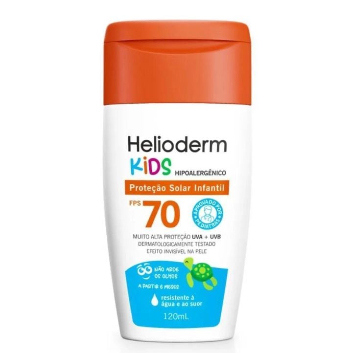 Protetor Solar Helioderm Kids FPS70 120ml