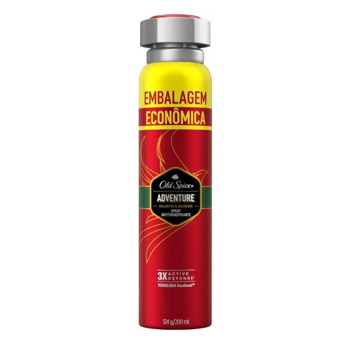 Desodorante Spray Antitranspirante Old Spice Adventure Valentia e Madeira 200ml