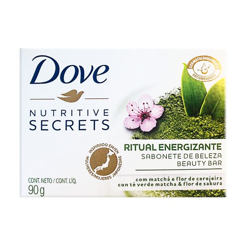 Sabonete em Barra Dove Ritual Energizante Matcha e Flor de Cerejeira com 90g