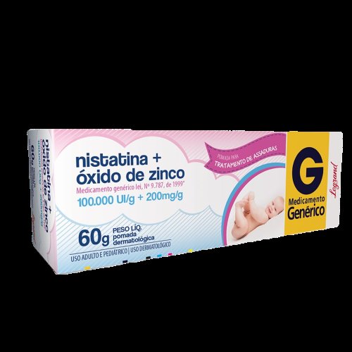 Nistatina+Oxido De Zinco Pom 60Gr - Legrand