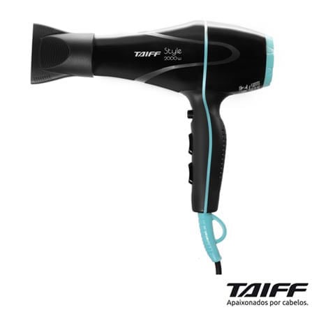 Secador Taiff Style Preto 2000W 220V