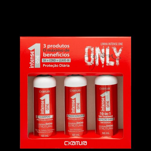 C.Kamura Intense One Travel Size Kit – Shampoo + Condicionador + Leave In