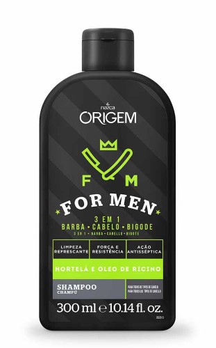 Shampoo Origem For Men 3X1 300Ml