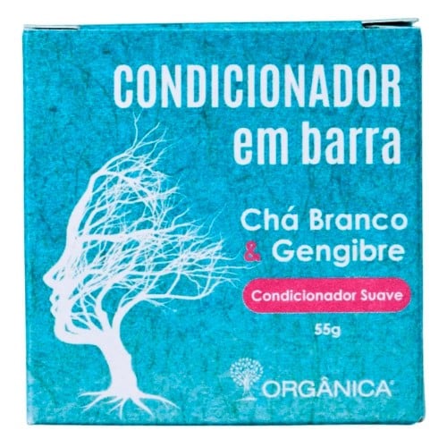 Condicionador em Barra Orgânica Chá Branco e Gengibre 55g