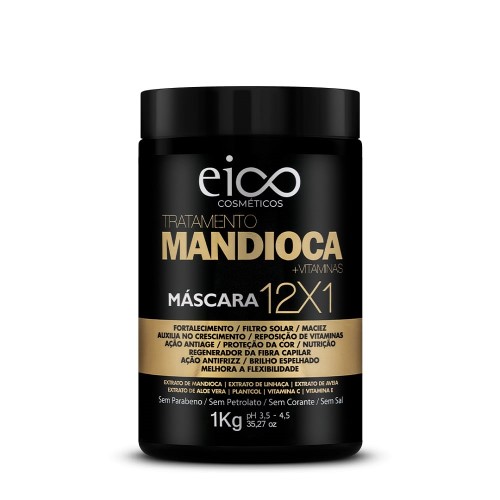 Máscara De Tratamento Eico Cosméticos Mandioca 1kg