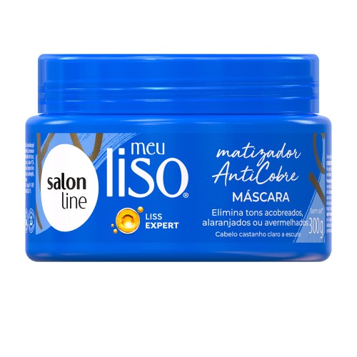 Máscara Capilar Salon Line Meu Liso Matizador Anticobre 300g