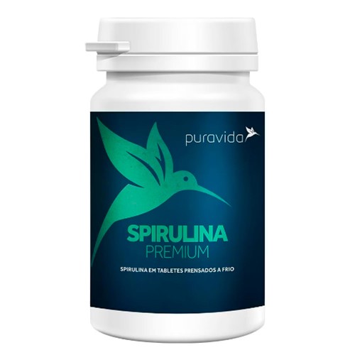 Spirulina Premium Puravida 600 Tabletes