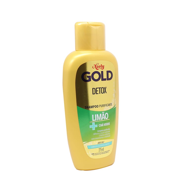 Shampoo Niely Gold Detox Limão e Chá Verde 275ml