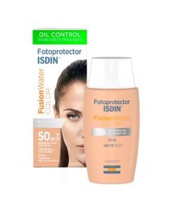 Protetor Solar Facial Isdin Fotoprotector Fusion Water Color FPS 50 50ml