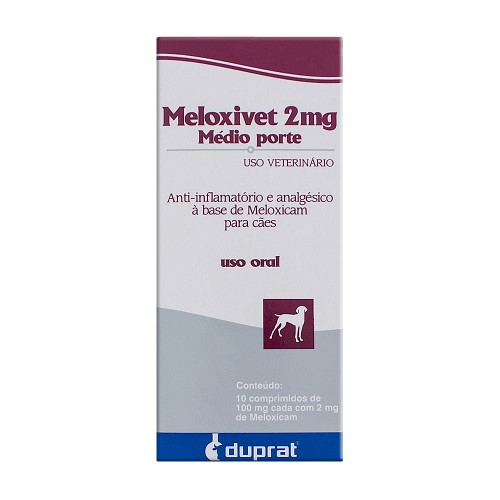 Meloxivet 2mg Duprat 10 Comprimidos