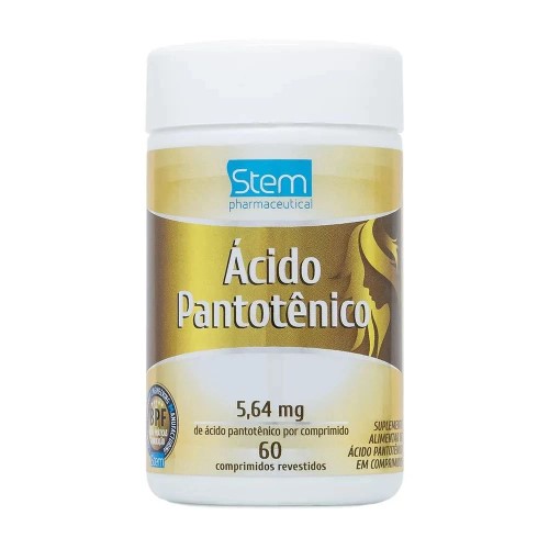 Vitamina B5 Ácido Pantotênico Stem 60 Comprimidos