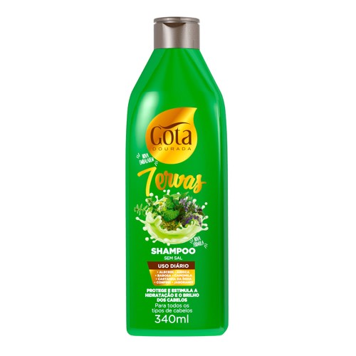 Shampoo Gota Dourada 7 Ervas 340ml