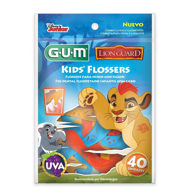 Flosser Gum Lion Guard 40Un - Gum