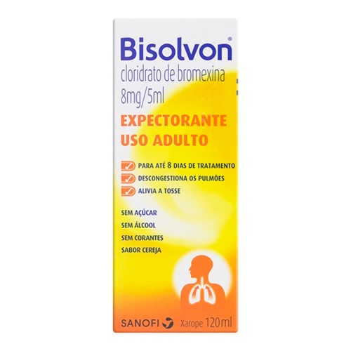 Bisolvon Sanofi Expectorante Xarope Adulto 120ml