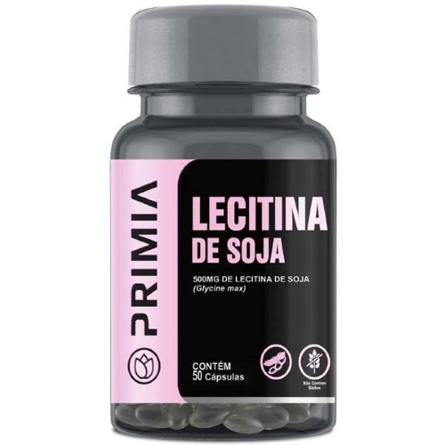 Primia Lecitina de Soja 500MG C/50 Cápsulas