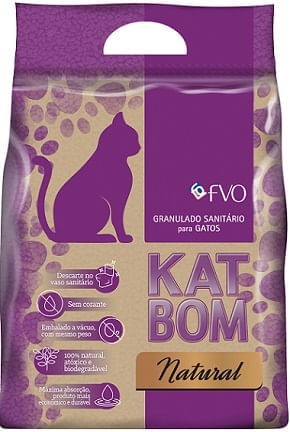 Areia Higiênica Katbom Natural - 3kg