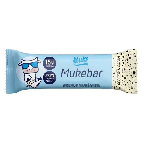 Barrinha de Proteína Muke Mukebar Cookies n Cream