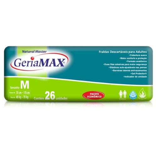 Fralda Geriamax Economico M 20 Un.