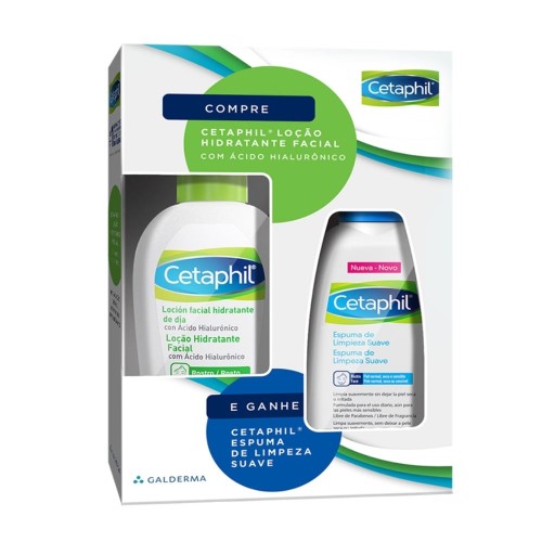 Cetaphil Loção Hidratante Facial com Ácido Hialurônico 88ml e Ganhe Espuma de Limpeza Suave 236ml