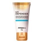 Protetor Solar Facial L`oréal Paris UV Defender Hidratação FPS 60 40g