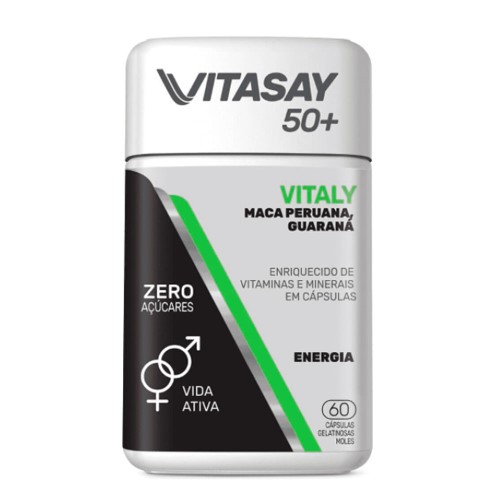 Suplemento Vitamínico Vitasay 50+ Vitaly 60 Cápsulas