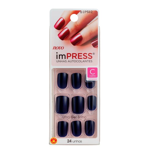 Unhas Autocolantes ImPRESS - Color Curto Ocean