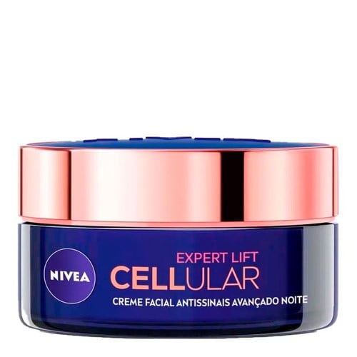 Creme Facial Antissinais Nivea Cellular Expert Lift Avançado Noite 50ml