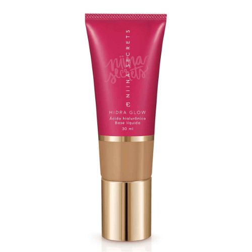 Base Líquida Niina Secrets Hidra Glow Cor 55 com 30ml