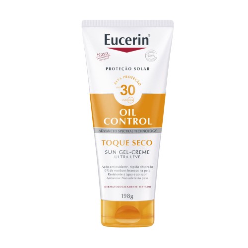 Protetor Solar Eucerin Oil Control Toque Seco Sun Gel-Creme Fps 30 198g