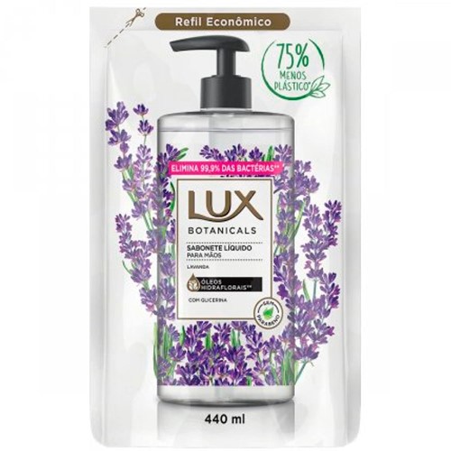 Refil Sabonete Líquido para Mãos Lux Botanicals Lavanda com 440ml