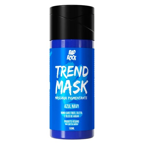 Máscara Pigmentante Bad Rock Trend Mask Azul Navy 150ml