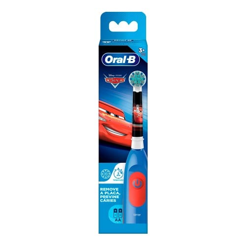 Escova Dental Oral-B Disney Pixar Carros + 2 Pilhas AA