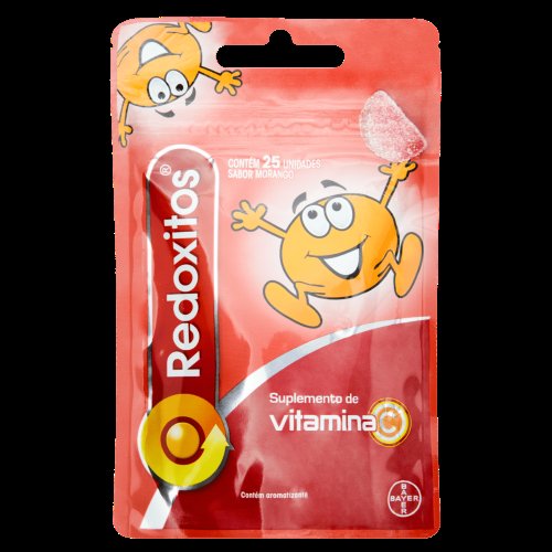 Redoxitos Vitamina C Sabor Morango Bayer 25 Unidades