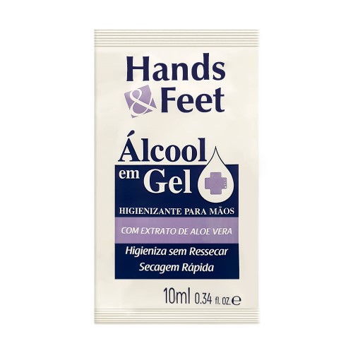 Álcool em Gel Hands & Feet Sachê 10ml