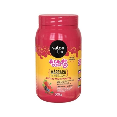 Máscara de Hidratação #ToDeCacho Matizadora Vermelha 500g