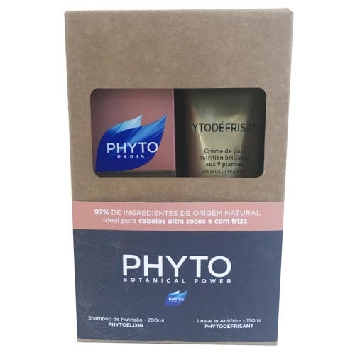 Phyto Botanical Power Kit para Cabelos Ultra Secos e com Frizz - Shampoo + Leave In