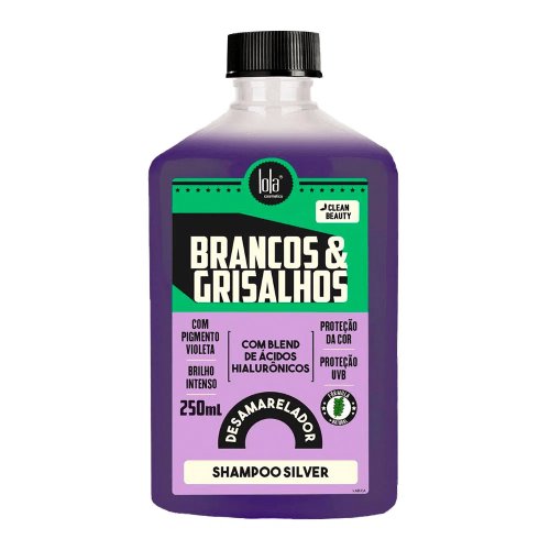 Shampoo Lola Brancos e Grisalhos Silver com 250ml