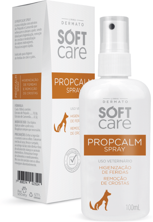 Soft Care Propcalm Spray Uso Veterinário 100ml