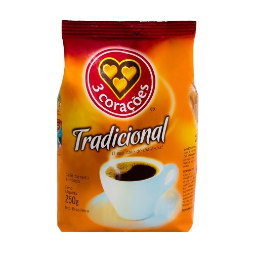 Café 3 Corações Tradicional com 250g